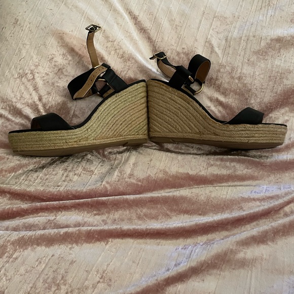 Merona Straw Wedge Espadrille With Ankle Strap. Size 8 - Picture 4 of 5